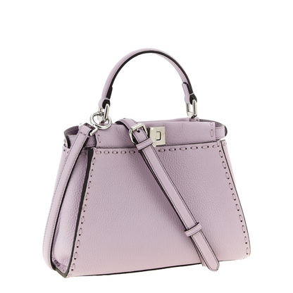 Peekaboo Mini Cuoio Romano Leather Purple - Image 2