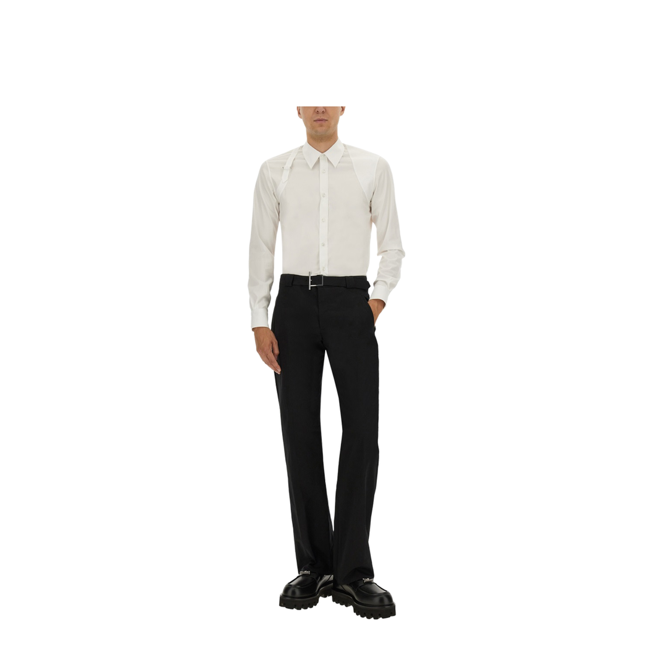 Pants with T-Bar Belt - Image 2