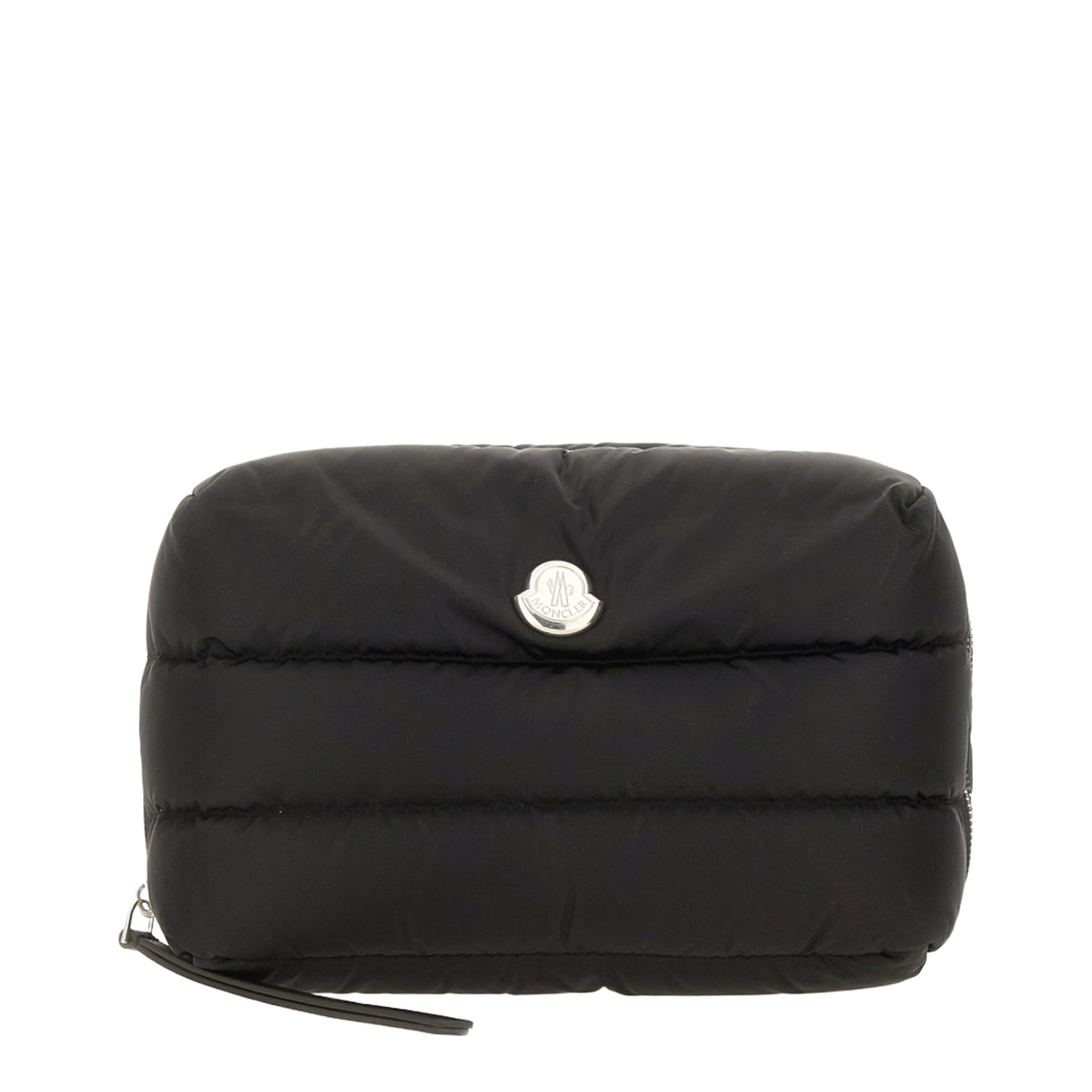 Caradoc Beauty Case in Quilted Black Nylon - Image 2