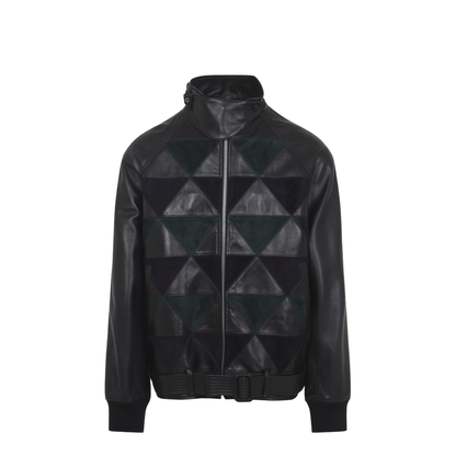 Intarsia Bomber Jacket - Image 3