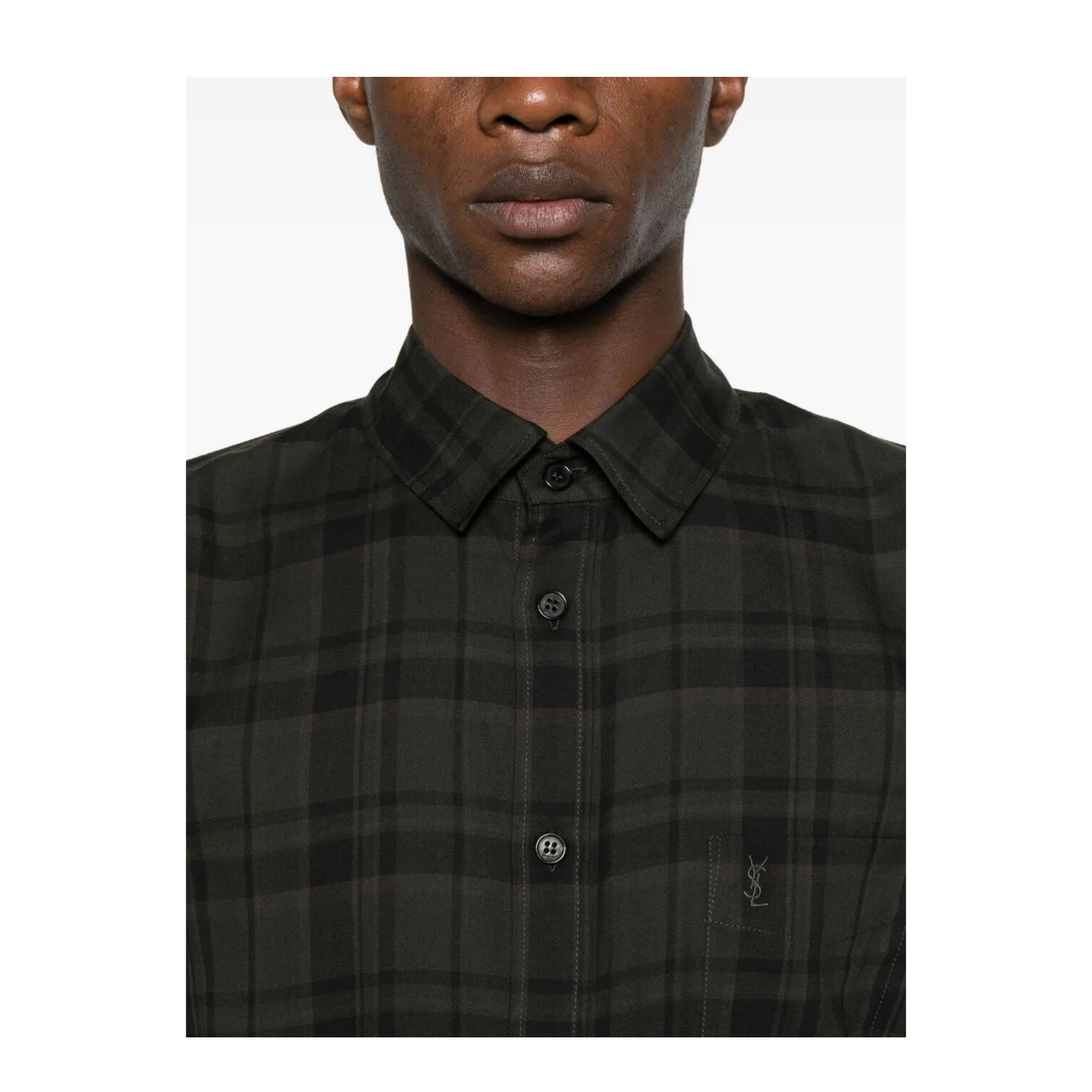 Cotton Check Shirt - Image 4