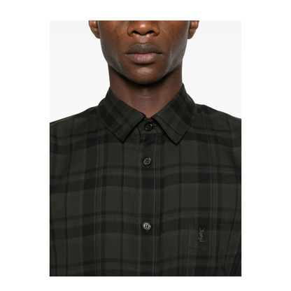 Cotton Check Shirt - Image 4