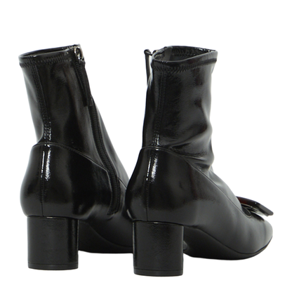 Roundy Turtle Stretch Ankle Boots - Image 3