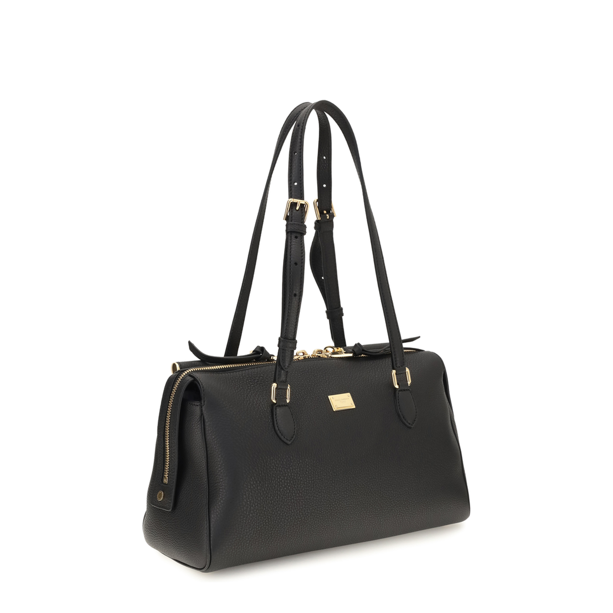 Vittoria Medium Calfskin Handbag - Black - Image 2