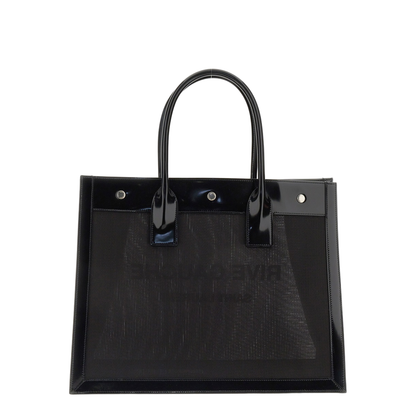 Rive Gauche Small Tote Bag In Smooth Leather - Image 2