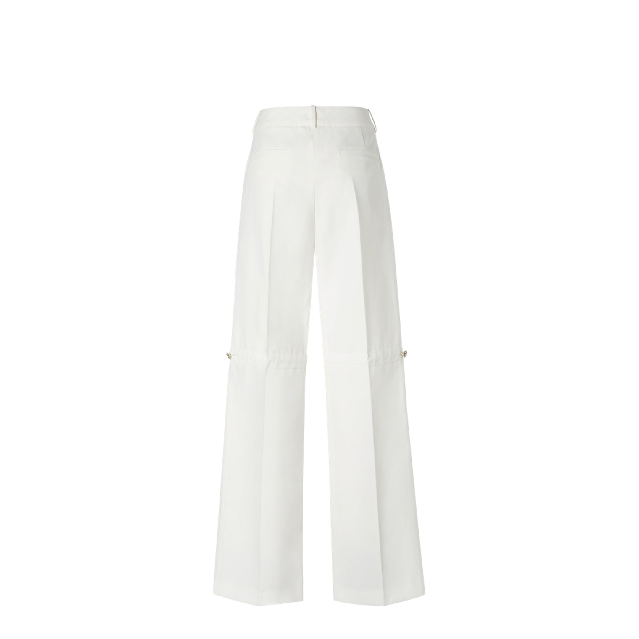 Pants in cotton with embroidered logo - Image 3