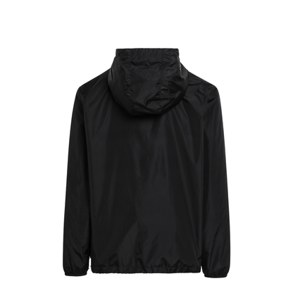 Black Windbreaker With Vgold Detail - Image 2