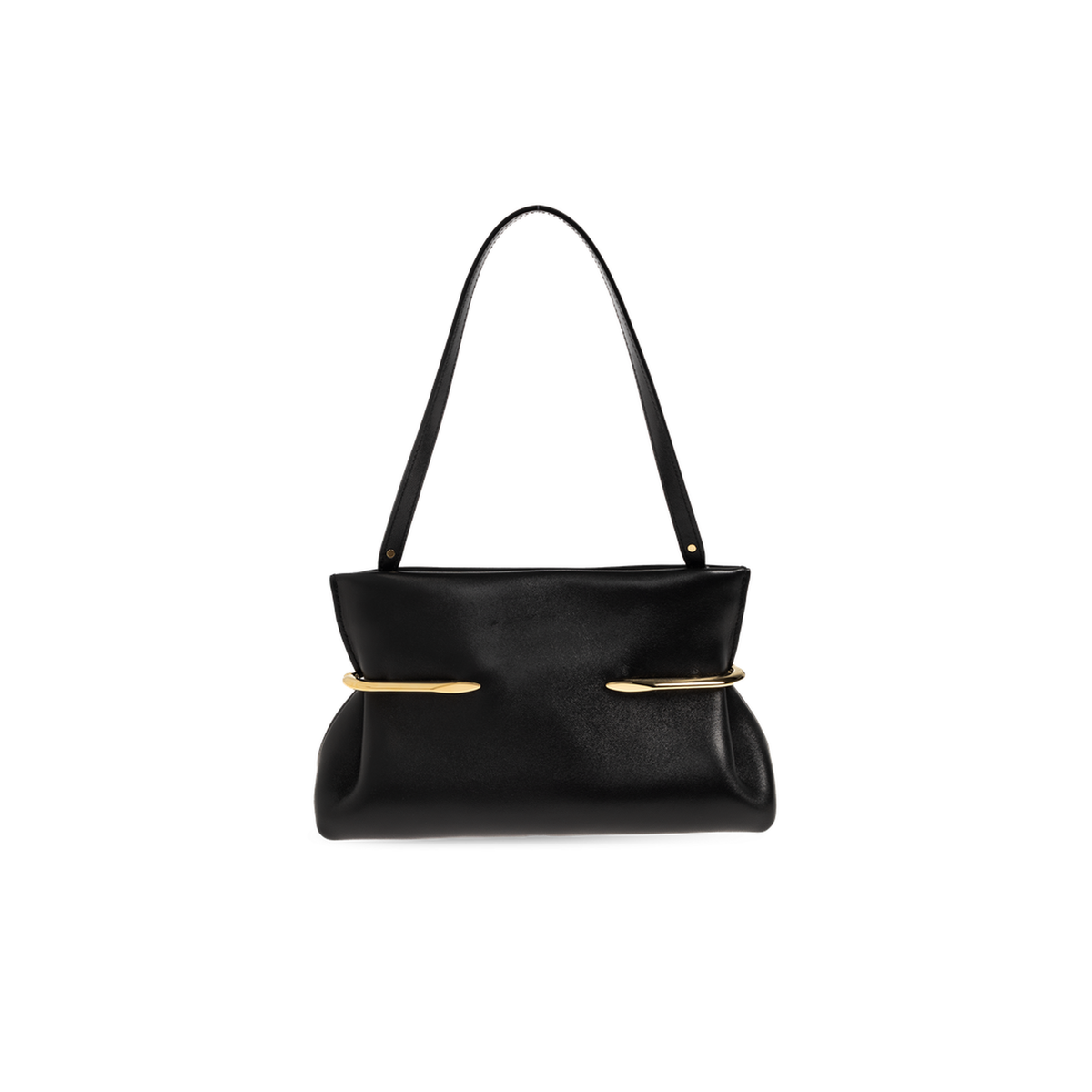 Pinch Nappa Leather Clutch - Noir - Image 3