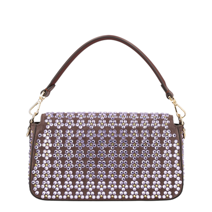 Baguette Medium Calfskin Shoulder Bag - Mahogany - Image 2