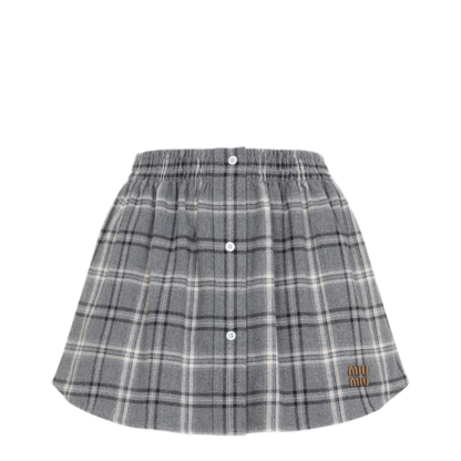 Cotton Midi Skirt - Image 1