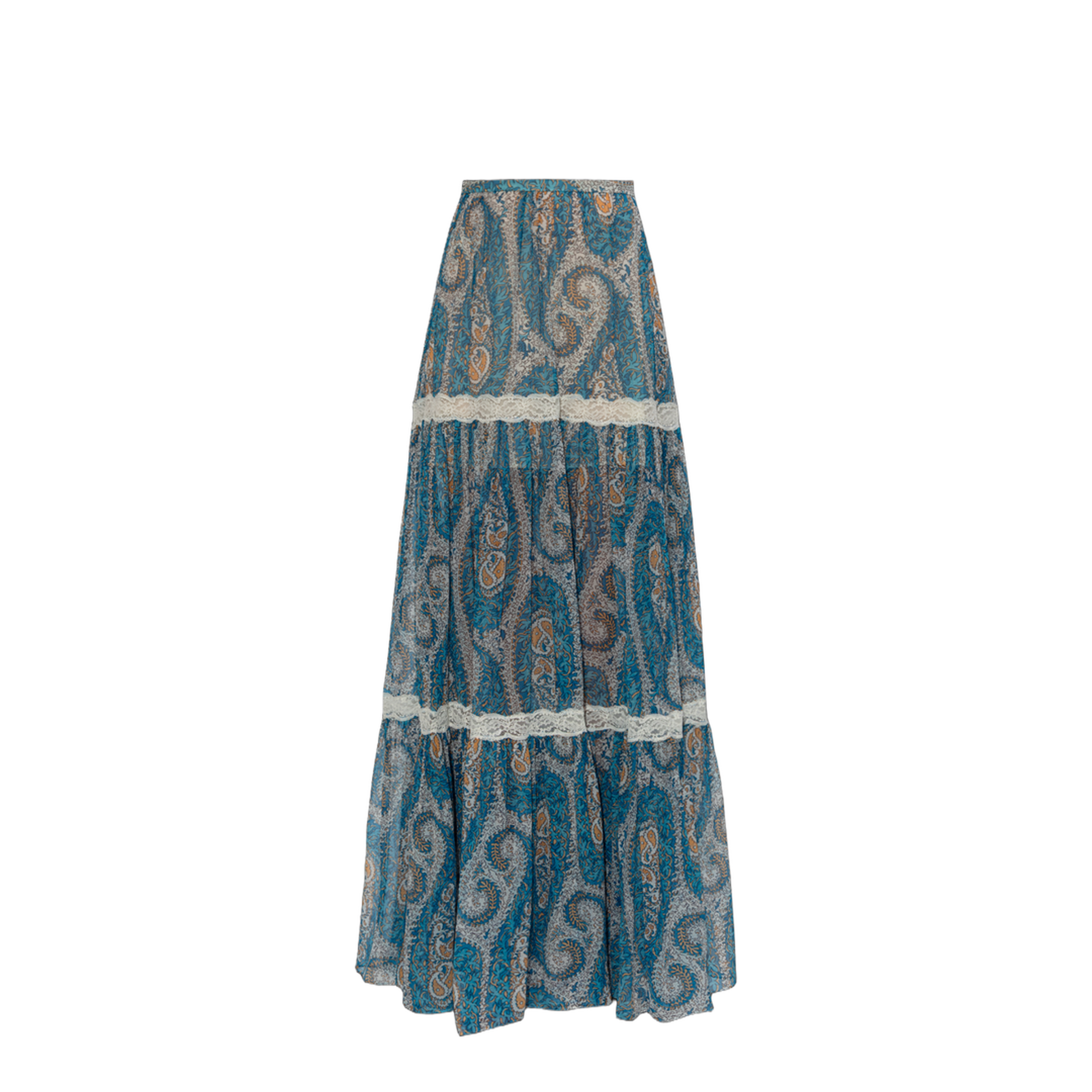 Lace Insert Skirt - Image 1