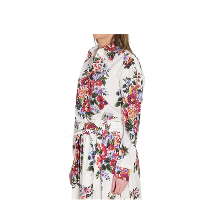 Floral Print Crop Shirt - Image 4