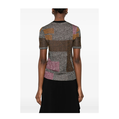Peppered-Motif Short-Sleeved Jumper - Image 3
