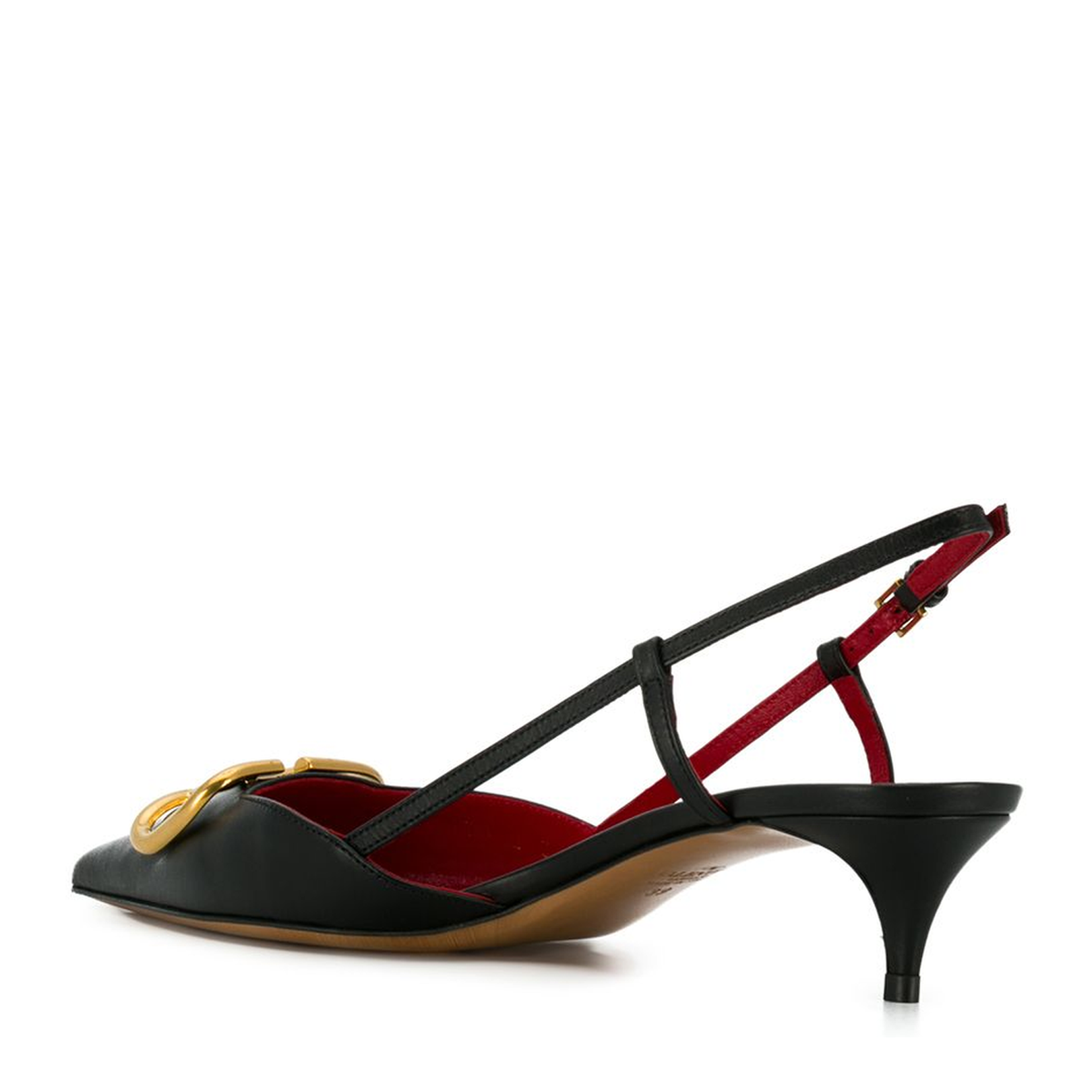 VLogo Signature Pointed Toe Side Buckle Fastening - Image 3