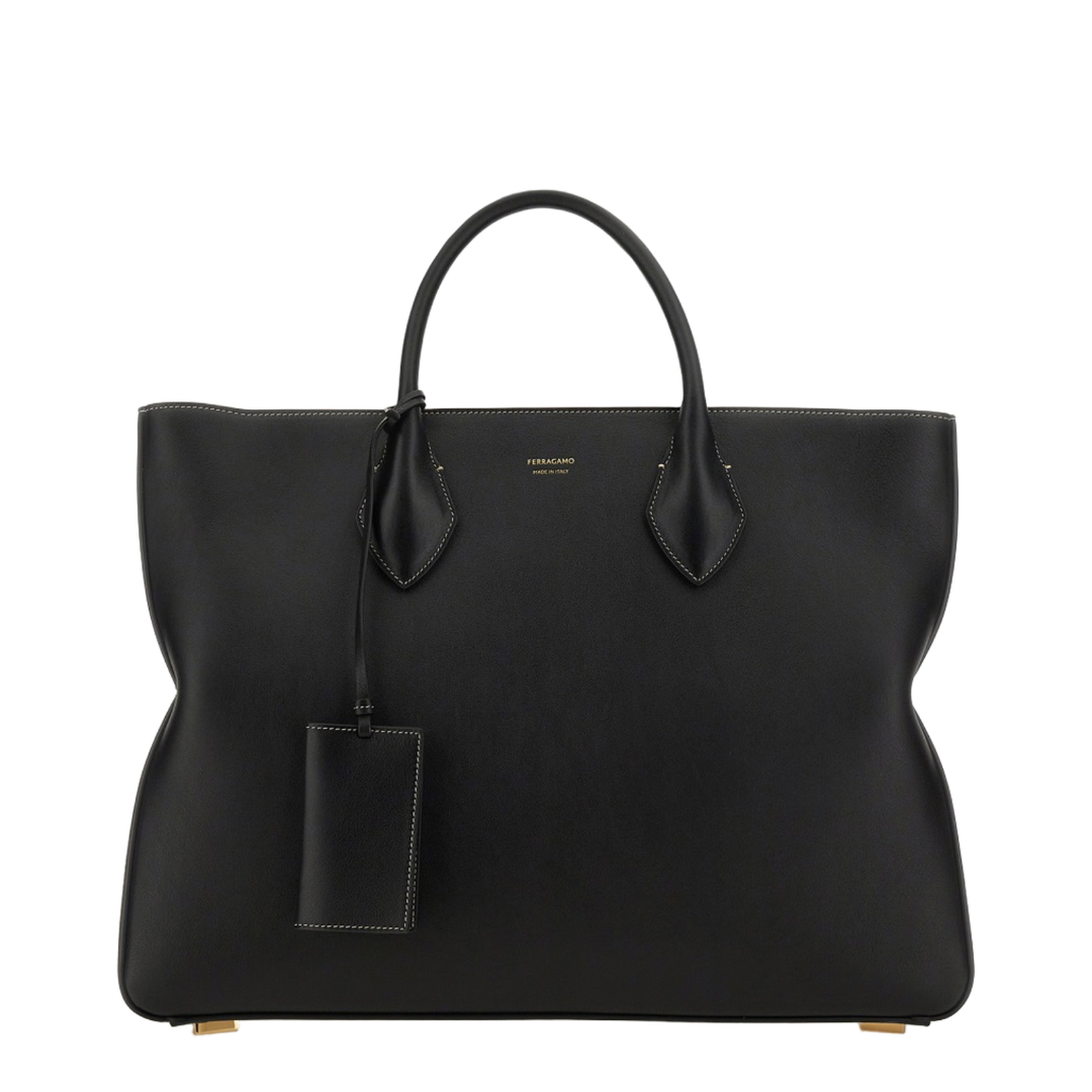 Star Shaped Tote Bag Large Black - Image 1