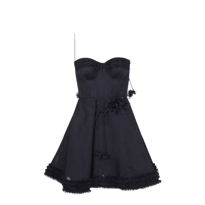 Luna Ruffle Mini Dress - Image 1