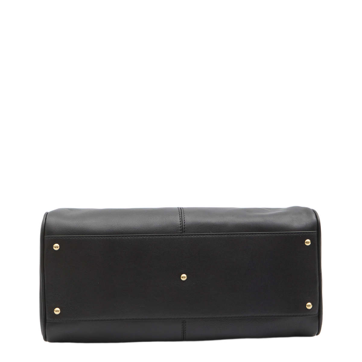 Calfskin Bowling Bag - Black - Image 3