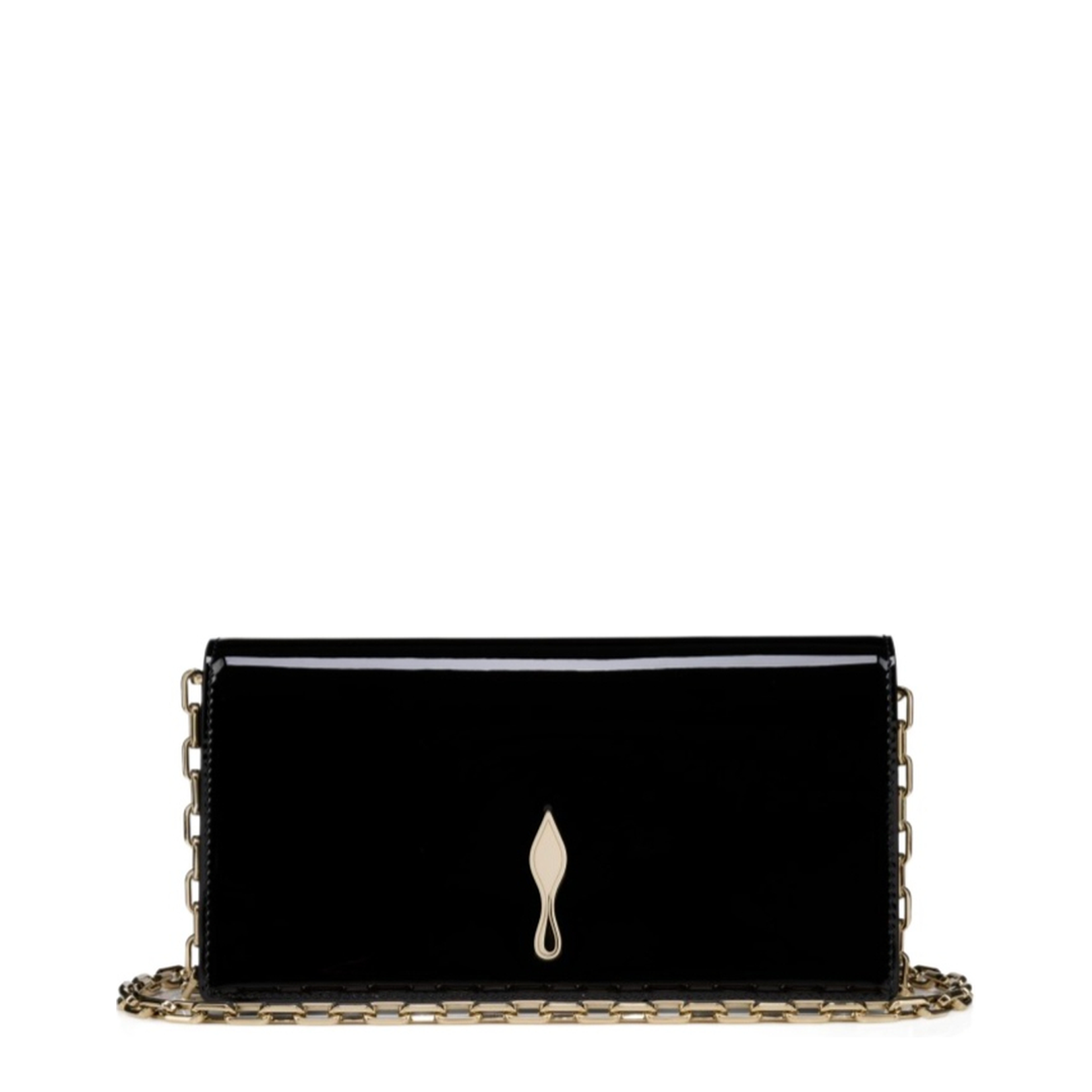Bettina Clutch Patent Calf Leather Black - Image 1