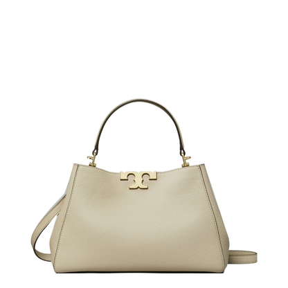 Eleanor Pebble Satchel Light Stone - Image 1