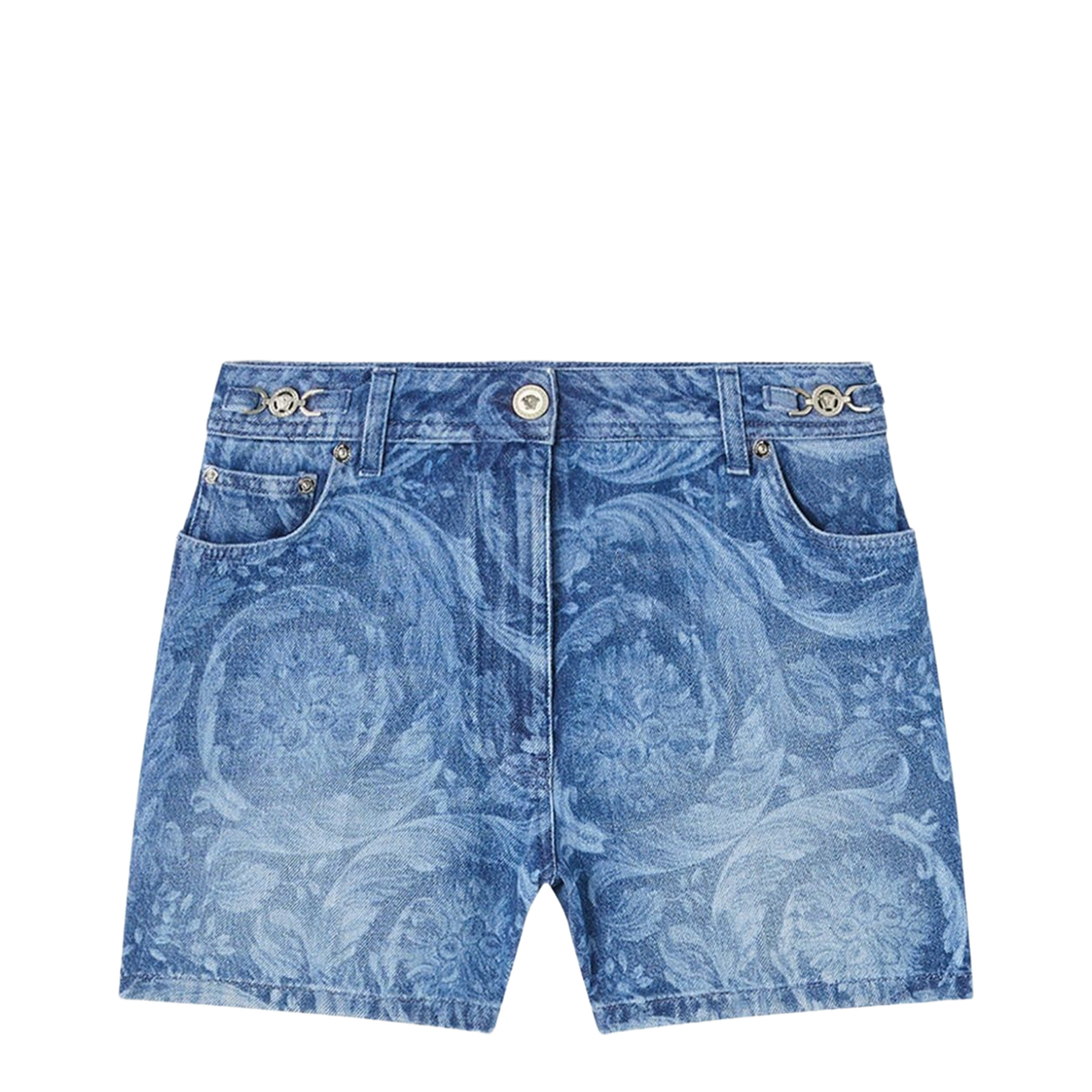 Denim Shorts In Blue - Image 5