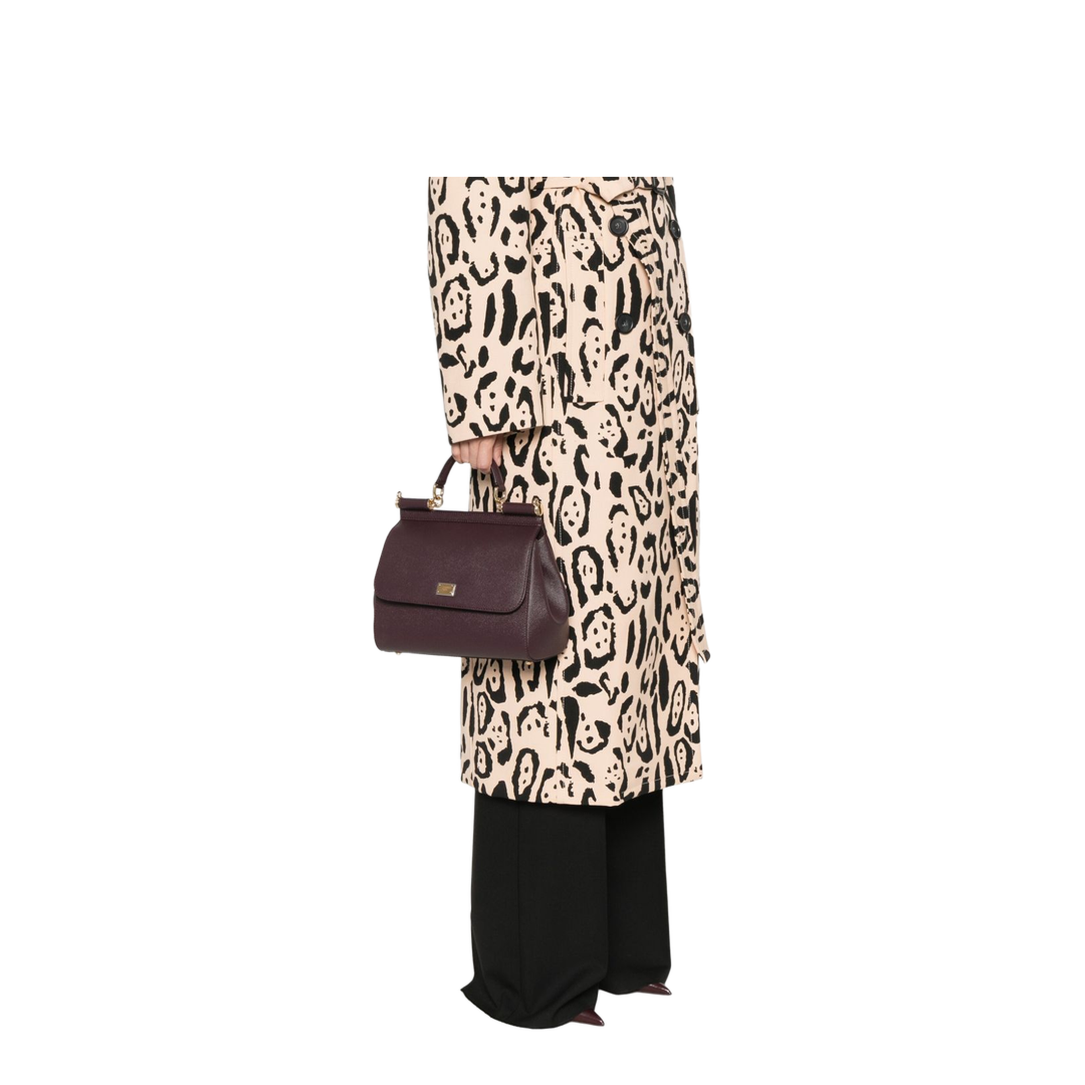 Large Sicily Handbag in Bordeaux - Image 2