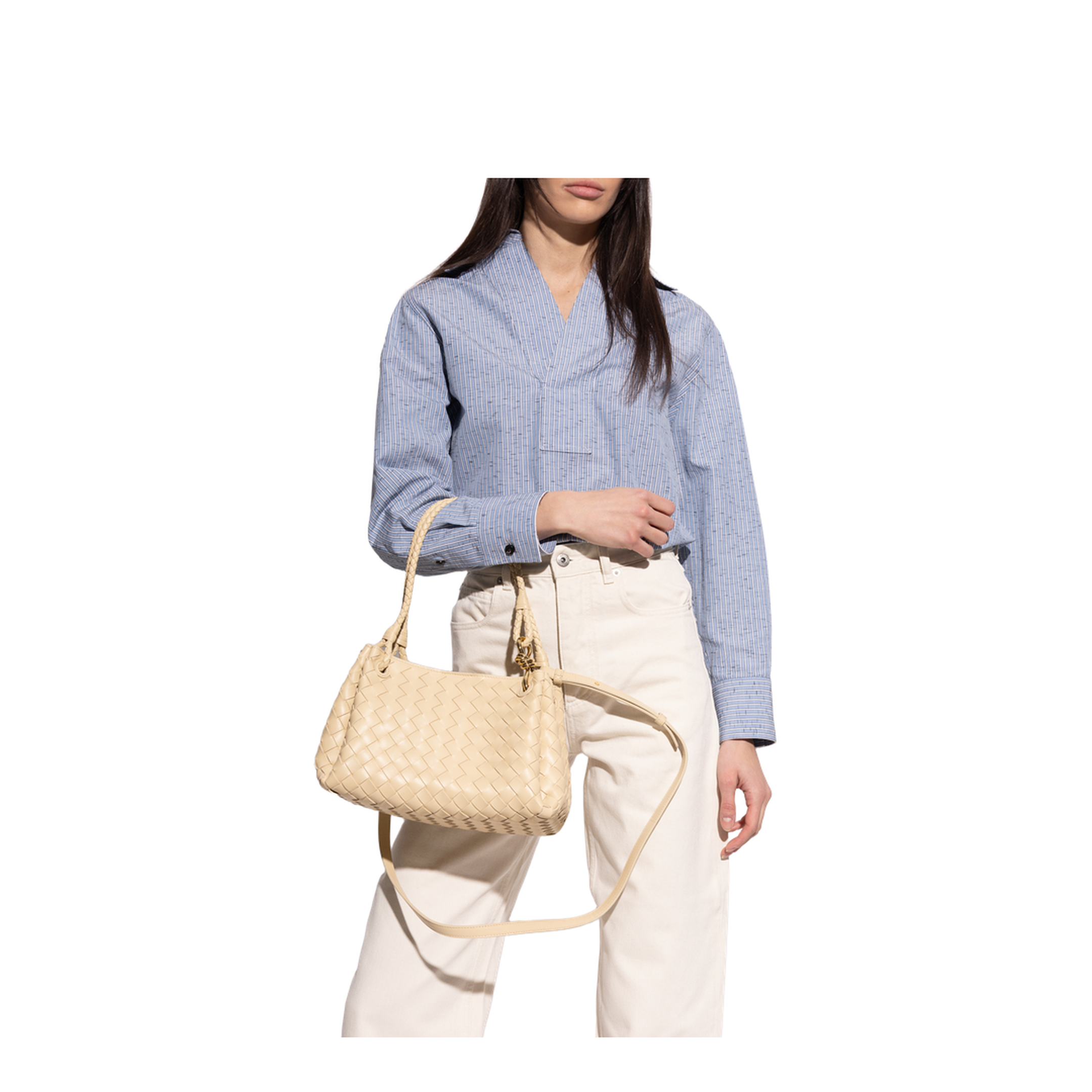 Parachute Medium Leather Handbag - Tufo - Image 2