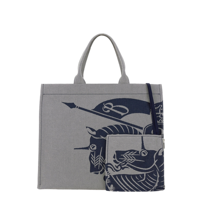 Grey Equestrian Knight Tote Bag - Image 2