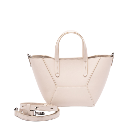 Mini BC Duo Leather Tote Bag - Brown - Image 4