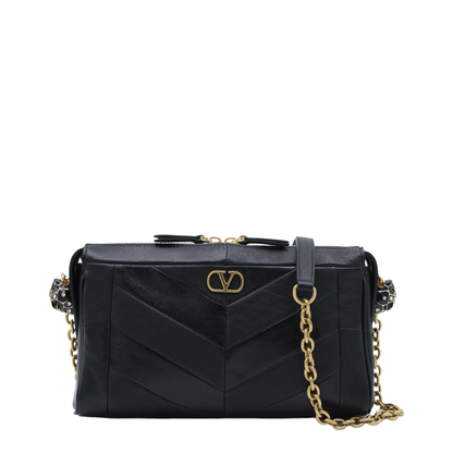 Panthea Small Nappa Shoulder Bag - 0NO - Image 1
