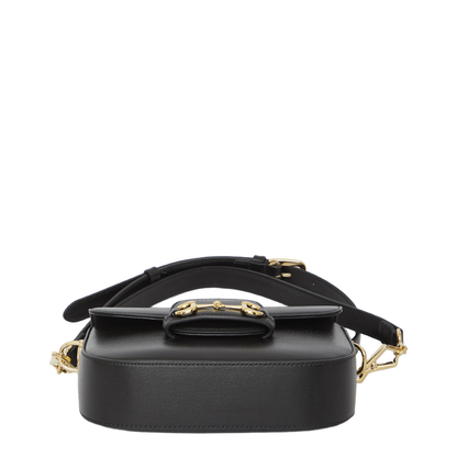 Horsebit 1955 Leather Shoulder Bag - Black - Image 5