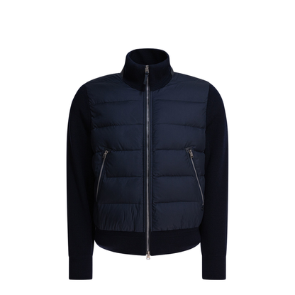 Nylon And Wool Short Down Jacket - Image 1