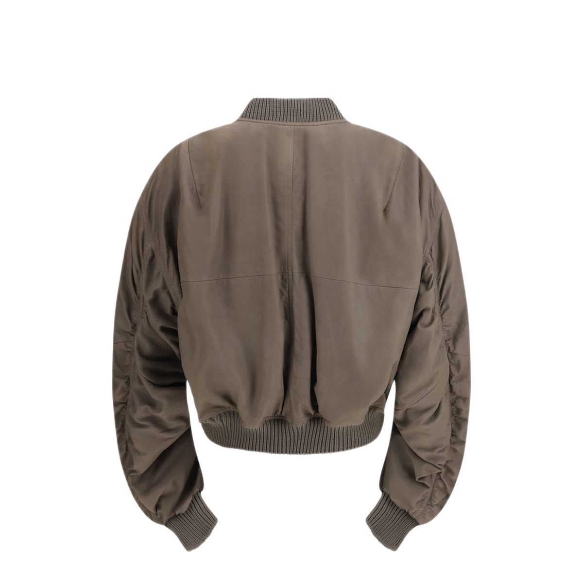 Secchia Flight Bomber In Lambskin Leather - Image 2