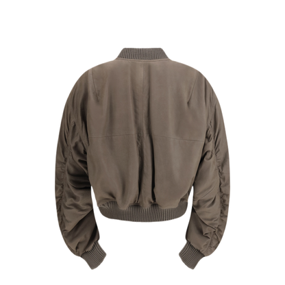 Secchia Flight Bomber In Lambskin Leather - Image 2