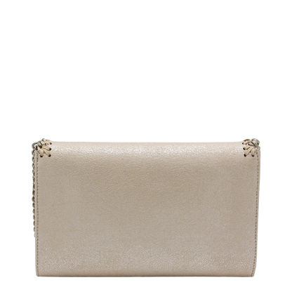 Falabella Polyester Wallet On Chain - Gold - Image 6