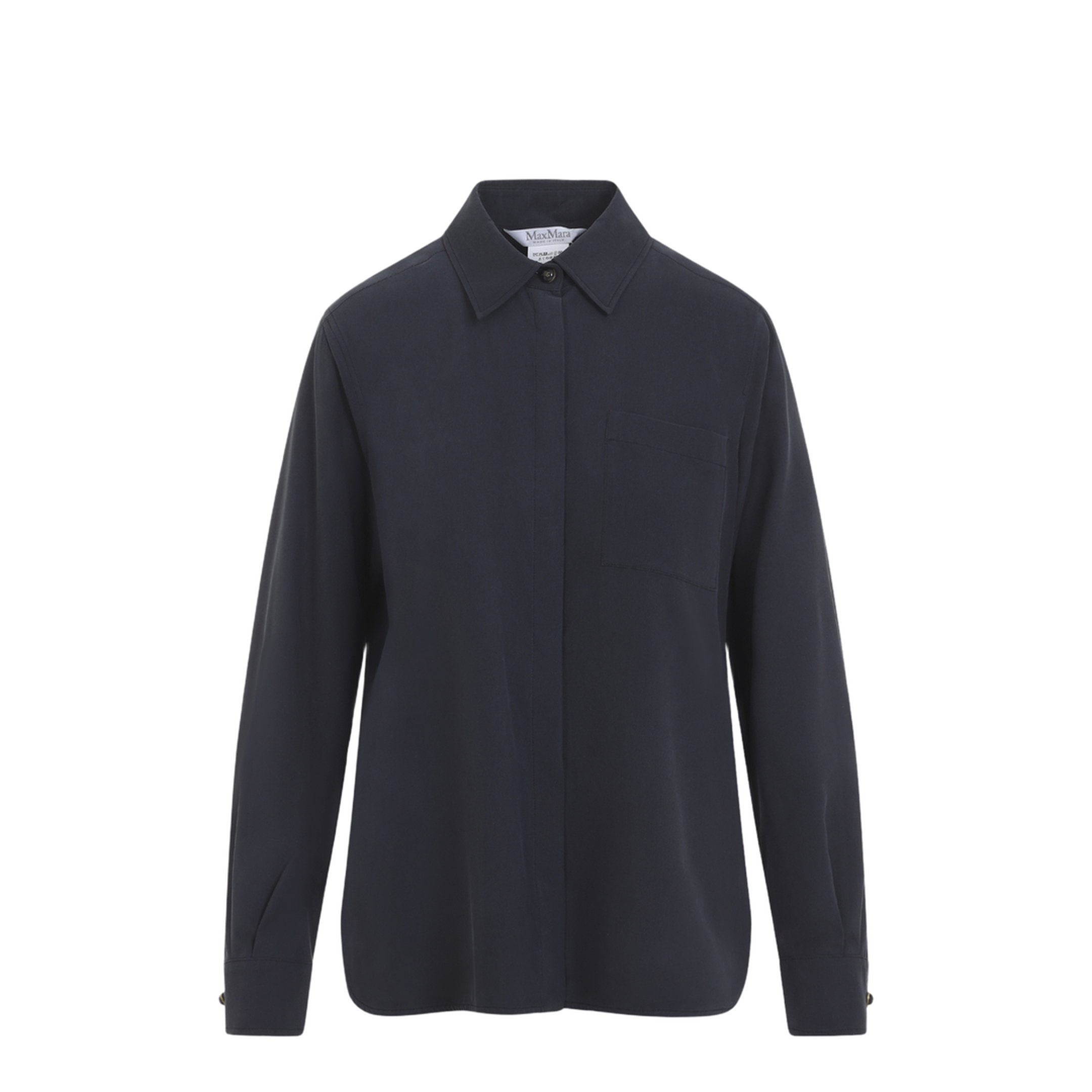 Siamese Washed Silk Shirt - Image 3