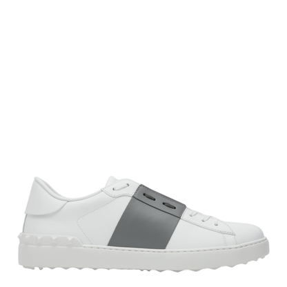 White Dark Steel Open Sneaker - Image 1