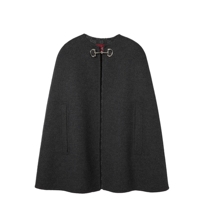 Wool and Silk Cape with Clamp - Image 1