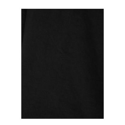 Black Cotton Floris T-Shirt - Image 3