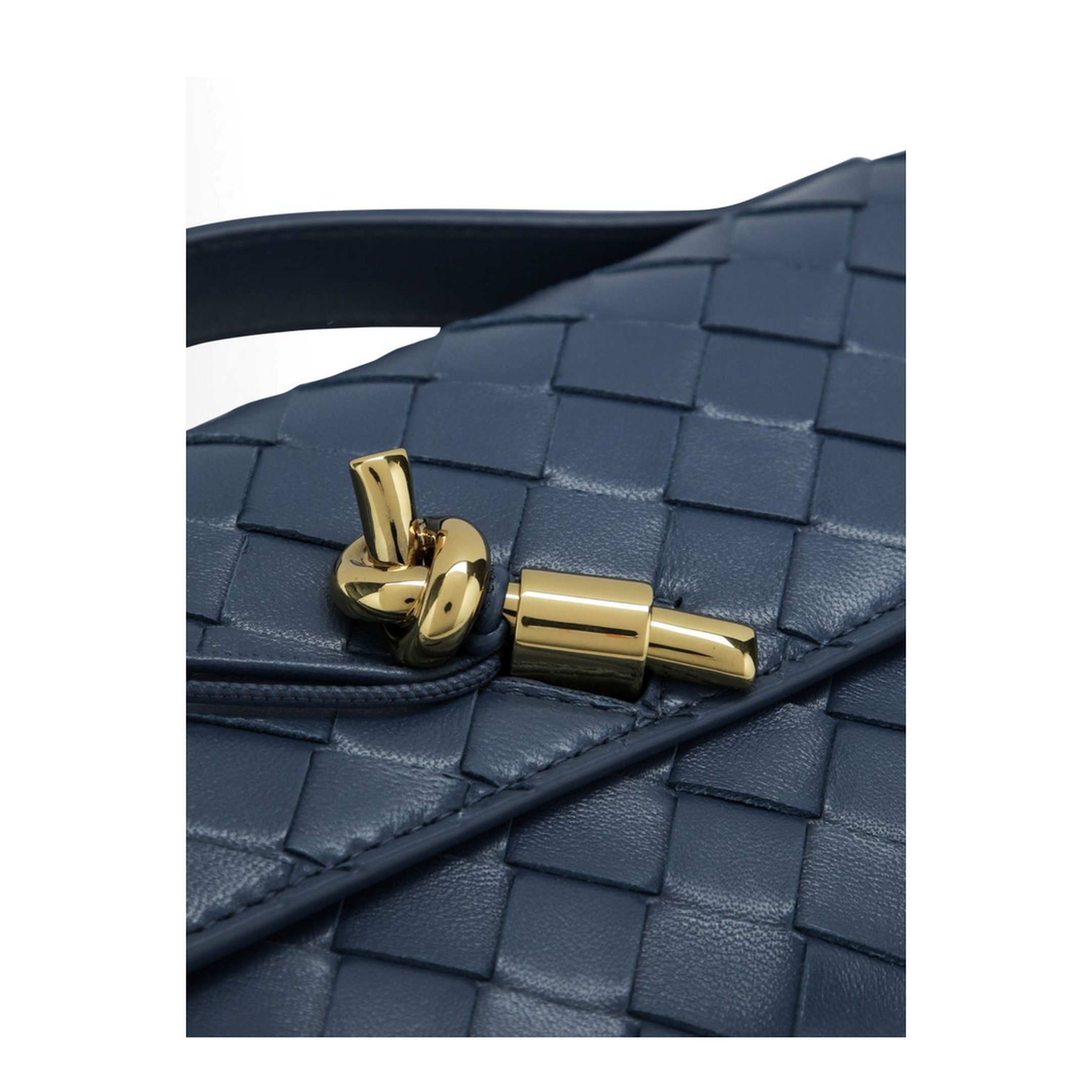 Andiamo Lambskin Clutch - Blue Venezia - Image 2