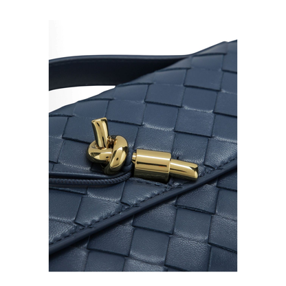 Andiamo Lambskin Clutch - Blue Venezia - Image 2
