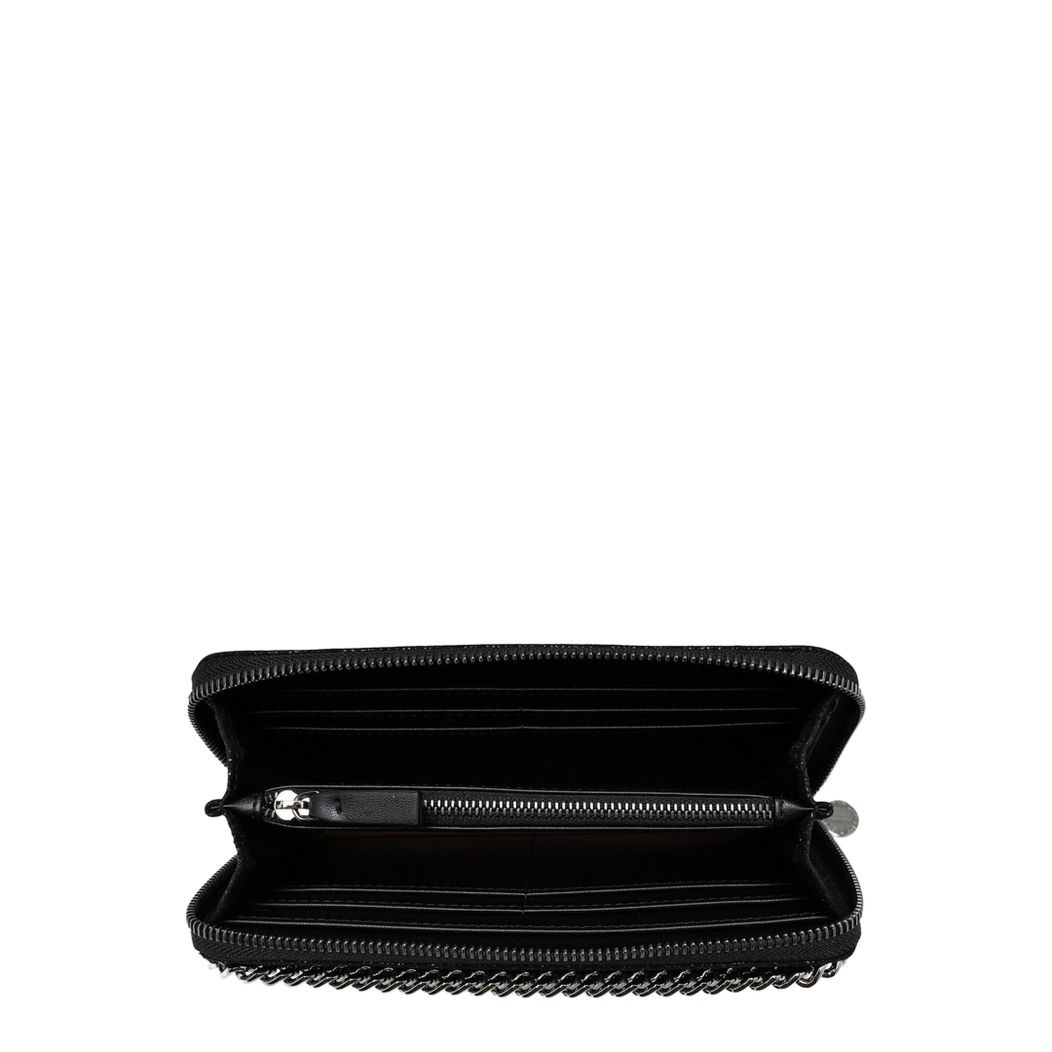 Black Zip Around Falabella Wallet - Image 2
