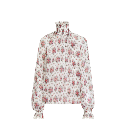 Floral Print Blouse - Image 1