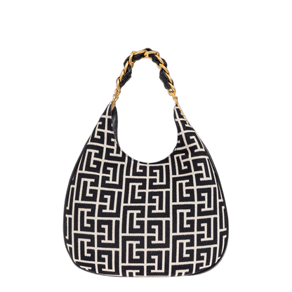 1945 Soft Hobo Large Monogrammed Jacquard Tote Bag - Image 3