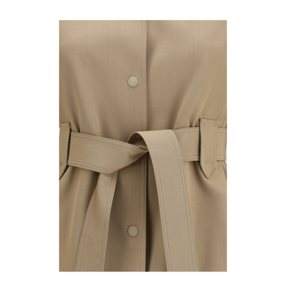 Wool Jacket-shirt with Belt - Image 3