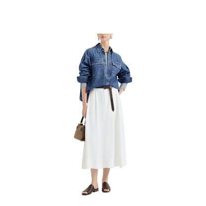 Lightweight Denim Shirt - Blue - Image 2