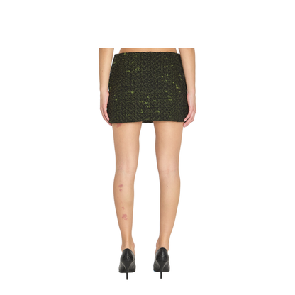 Bouclé Wool Skirt - Image 4