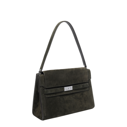 Shoulder Bag Leather Black - Image 2