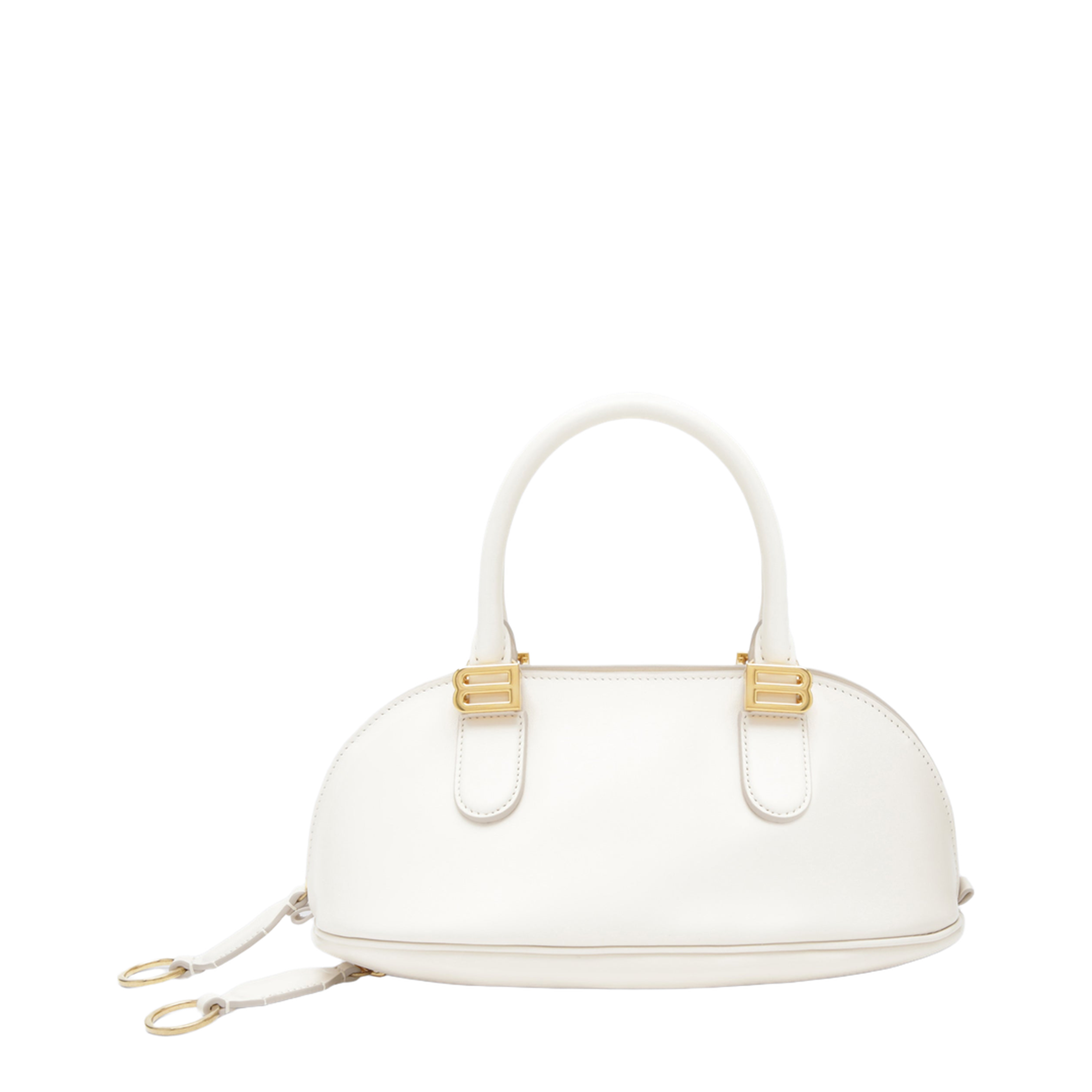 Bolero Mini Calfskin Bowling Bag - Cream - Image 1