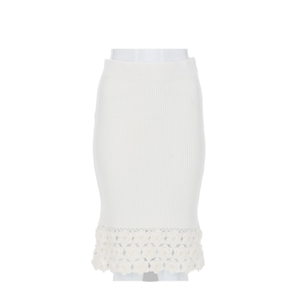 Crochet Ribbed Skirt - Image 1