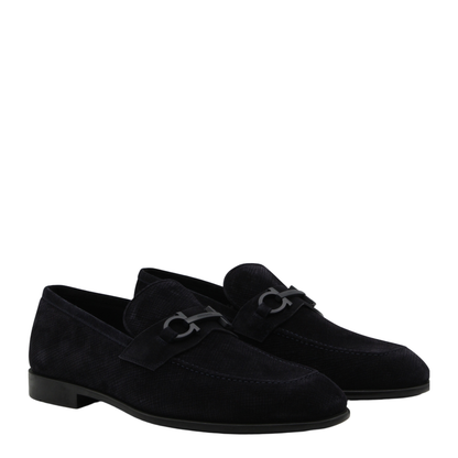 Navy Leather Loafers - Image 4